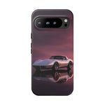 Soft White C3 Corvette Mauve Sky Phone Case