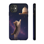 Curious Munchkin Kitten Reaching Cookie Jar Phone Case | Tough Case