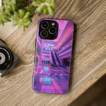 Empty Mall Escalator Vaporwave Art Tough Phone Case