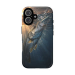 Snook Fishing Phone Case, Sunset Strike Cover for Inshore Anglers