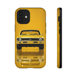 Nova SS Phone Case Yellow, Classic 70s Muscle Car Cover, Gift for Him