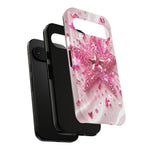 Pink Glitter Star Tough Case | Sparkle Phone Case