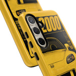S2000 Spa Yellow Retro 90s JDM Car Tough Phone Case