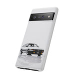 White AE86 Phone Case, JDM Drift Icon Tough Cover