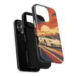 Retro Sunset Countach phone case | Sports car tough cover