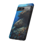 Grouper Reef Phone Case, Sunbeam Ledge Marine Art Tough Cover