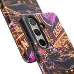 Vegas Strip Corvette Night Phone Case Neon Tough Case