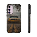 Camaro Z28 Phone Case, Gold 77 Foggy Country Road Cover