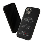 Black Silverado Classic Pickup Tough Phone Case for Chevy Truck Fans