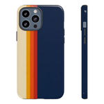 Retro Rainbow Stripe Phone Case | Tough Phone Case