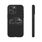 1969 Camaro Black Restomod Front Tough Phone Case Cover Gift