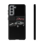 C3 Stingray Phone Case Black Sports Car Tough Cover Gift