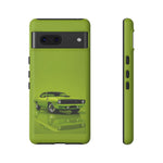 Green Cuda Muscle Car phone case for Gear Heads