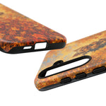 Yorkshire Terrier Jumping in Autumn Leaves Tough Case | Fall Dog Phone Cover