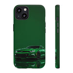 Racing Green Camaro Phone Case, Sports Muscle Car Tough Cover