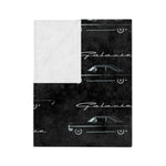 1964 Galaxie Black Microfiber Throw Blanket Classic Car Gift