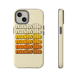 Nashville Retro Stack phone case | Tough Cover