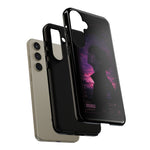 Melancholy Data Poster Phone Case, Glitch Anime Sky Tough Cover