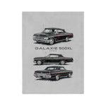 1962 Galaxie 500XL Classic Car Illustration throw blanket