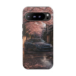 Cherry Blossom Street Scene R34 Skyline GTR Tough Case | Car Photo Cover