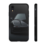 Black NSX Low-Key Minimal Tough Phone Case for 90s JDM Fans