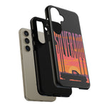 Silverado sunset truck Phone Case | Retro pickup silhouette