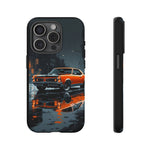 1966 GTO Orange Rainy City Tough Phone Case Cover Gift Art