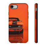 69 Camaro SS Tough Phone Case, Orange Classic Muscle Car Gift for Guys