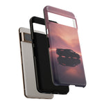 C8 Corvette Silhouette Pastel Horizon Case