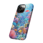 Underwater Coral Reef Phone Case | Colorful Tropical Fish Ocean Scene