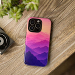 Pastel Mountain Haze Vaporwave Art Tough Phone Case