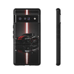 Camaro ZL1 Phone Case, Black Red Racing Stripe Studio Cover, Gift