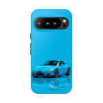 RX-7 Cyan Studio Phone Case Studio Color Match Car Art