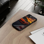 Orange C8 Z06 Flat Plane V8 Speed Art Tough Phone Case