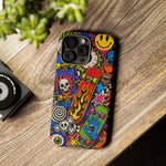 Skate Graphic 90s Y2K Art Tough Phone Case