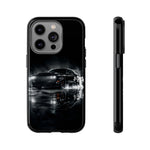 Black Sports Car Illustration 2023 Challenger SRT phone case | Car Drift Reflection