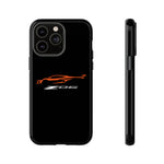 Orange C8 Z06 Phone Case for Chevy Fans, Tough Protective Cover