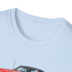 1965 Olds 442 Muscle Car T-Shirt | Classic Red Illustration