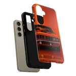 Orange Cuda Phone Case, 71 Classic Muscle Car Tough Cover