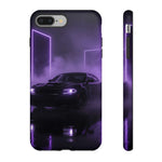 Midnight Charger Violet Neon Tough Phone Case
