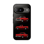 Chevy Square Body Truck Phone Case Red, Three-View Vector Cover