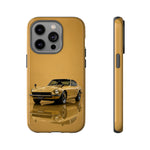 Antique Gold Fairlady Z Phone Case, Classic JDM Tough Cover