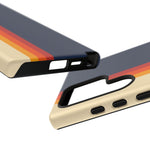 Retro Rainbow Stripe Phone Case | Tough Phone Case