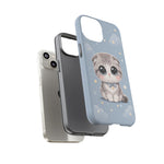 Scottish Fold Kawaii Owl Chibi Art Tough Phone Case