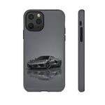 Matte Gray C8 Sports Car phone case | Tough Cases