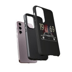 1969 Camaro SS American Flag Tough Phone Case Cover Gift Art