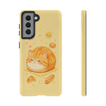 Orange Tabby Loaf Kawaii Chibi Pet Cat Art Tough Phone Case