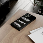 R32 Skyline Phone Case White, Three-View Vector Cover, Gift GTR Fans