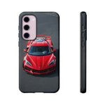 Red C8 Z06 Track Wing Tough Phone Case Cover Gift Art