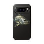 Snook Fishing Phone Case, Saltwater Portrait Black Cover, Gift